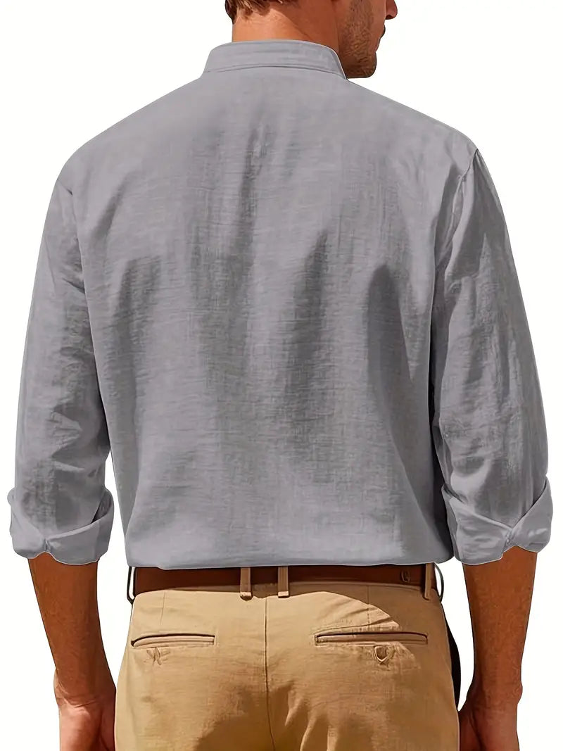 Elegante camisa de lino