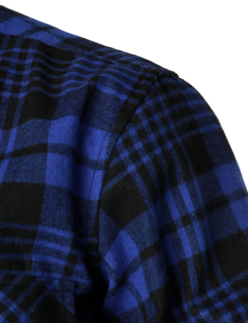 Elegante camisa de cuadros