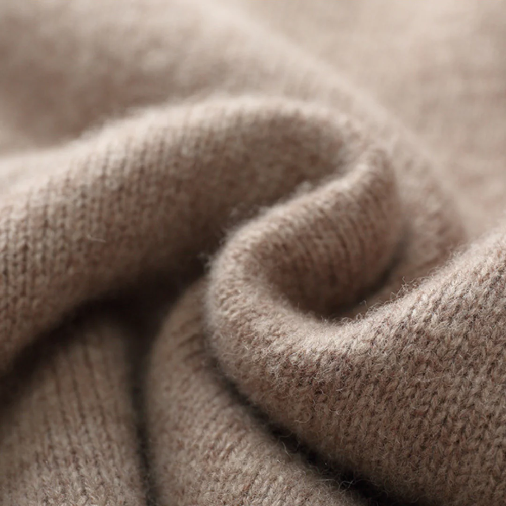 Jersey Taranto de lana merina con cremallera