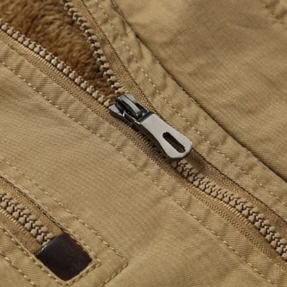 Elegante chaqueta de invierno acolchada de algodón