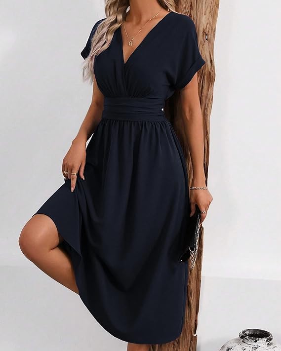 Laura | Vestido elegancia con escote en V