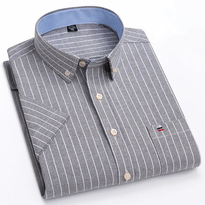 Givalli - Camisa elegante de algodón para hombre