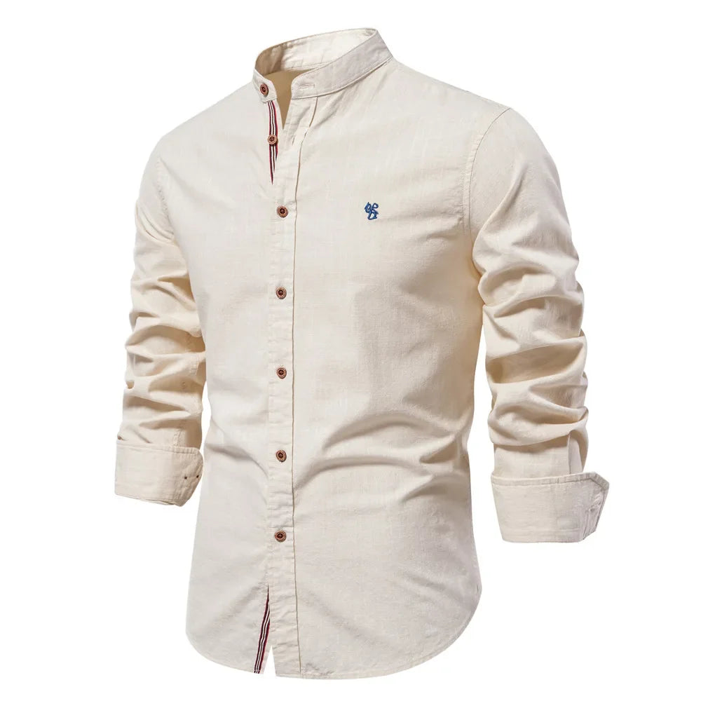 Elegante camisa de lino