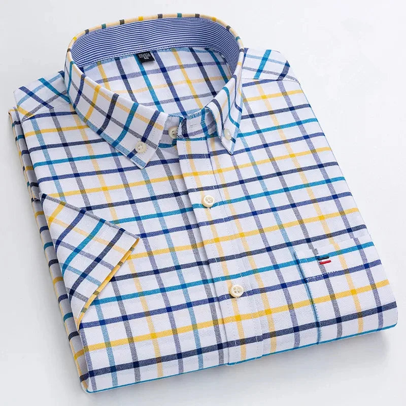 Givalli - Camisa elegante de algodón para hombre