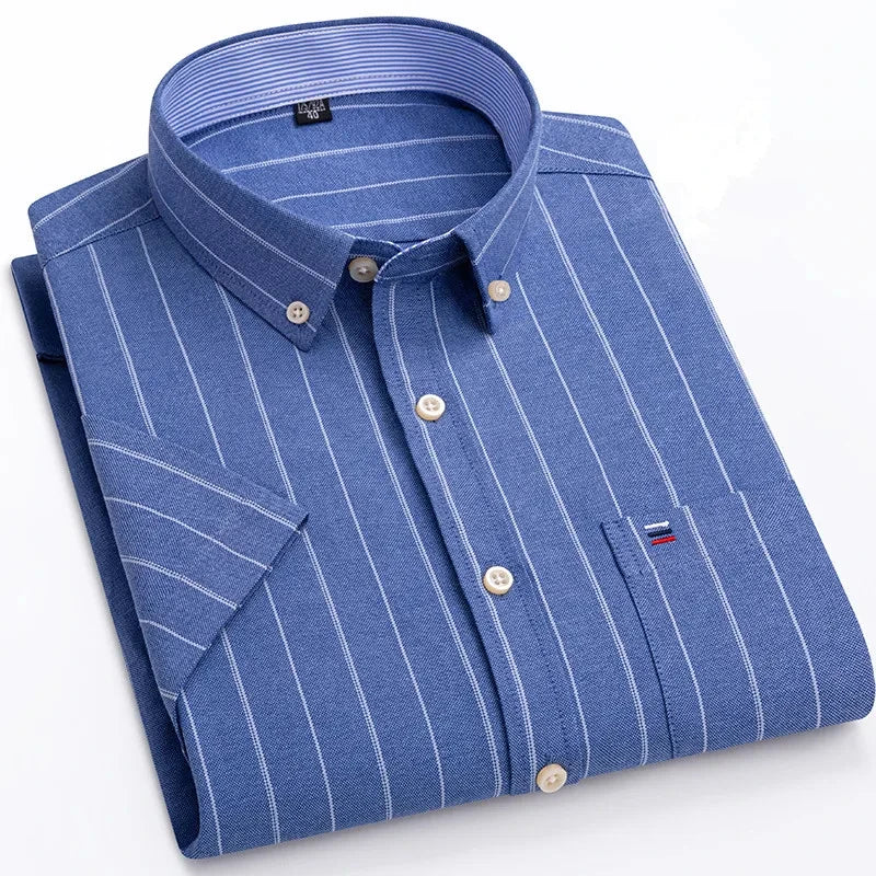 Givalli - Camisa elegante de algodón para hombre