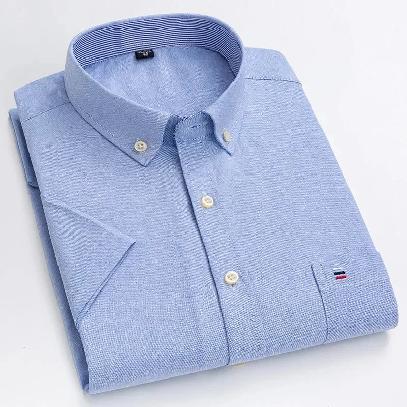Givalli - Camisa elegante de algodón para hombre