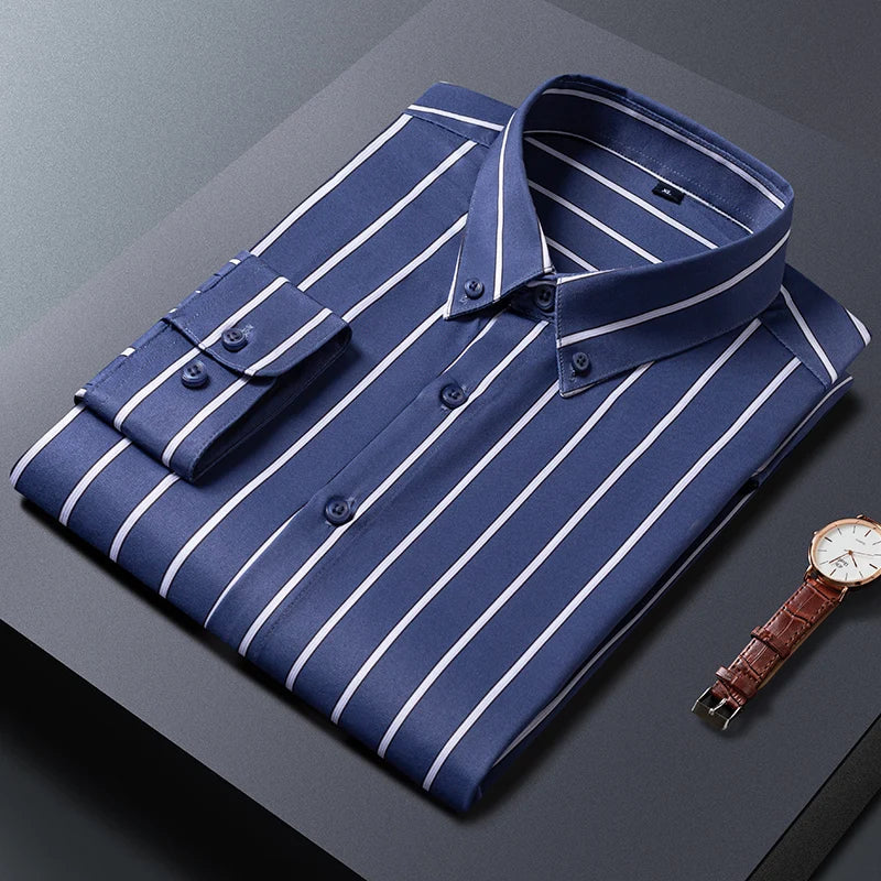 Givalli - Elegante camisa de rayas para hombre