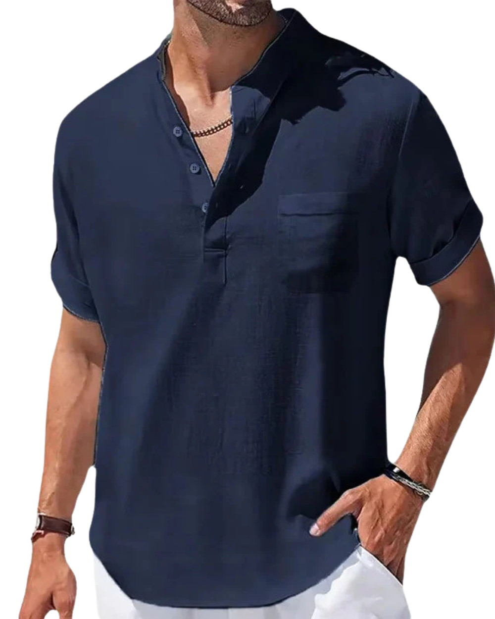 Elegante camisa de verano