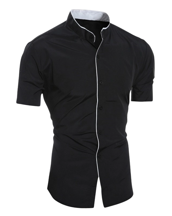 Camisa de algodón de manga corta