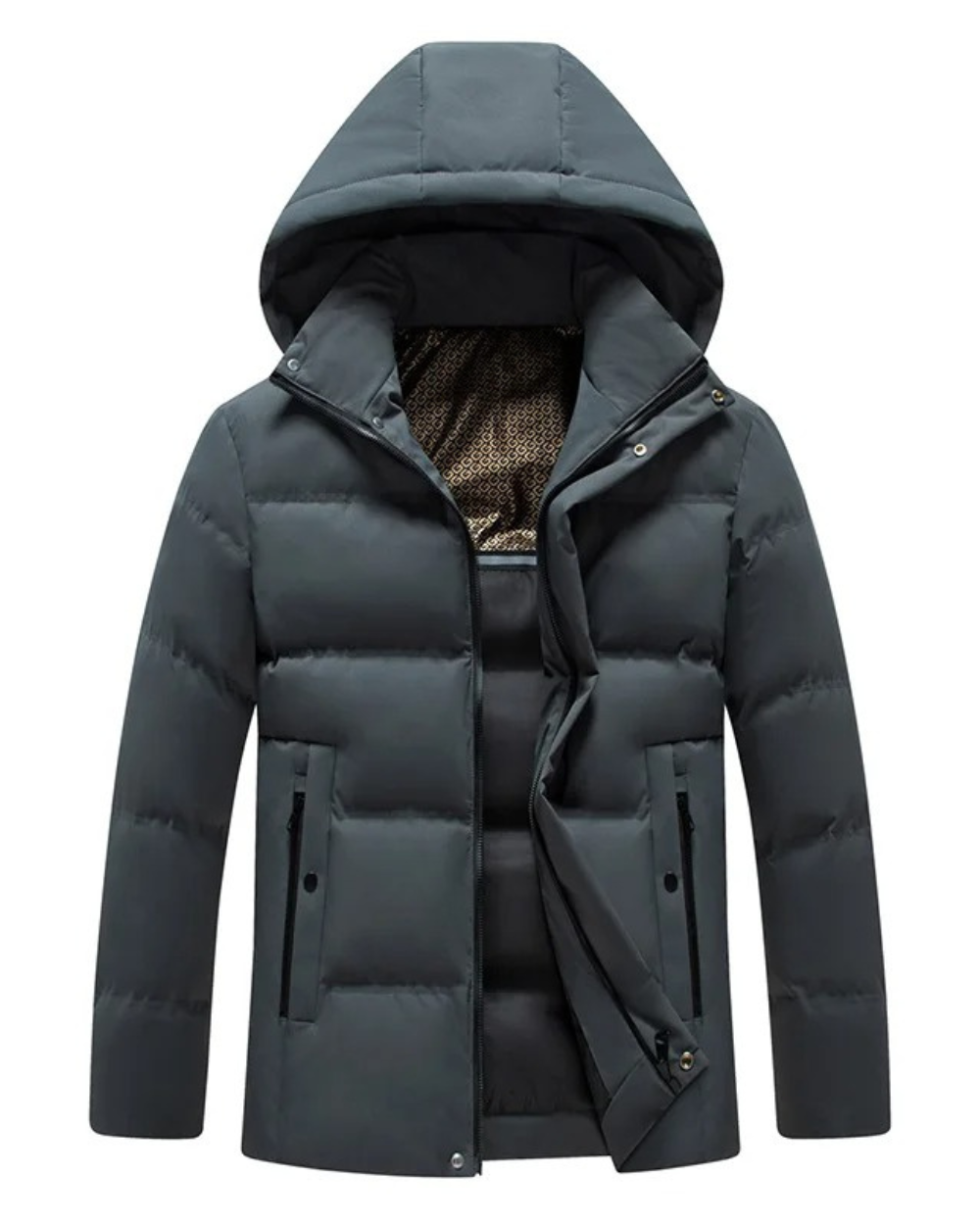 Elegante chaqueta de invierno impermeable