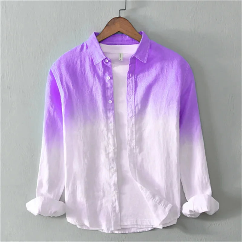 Elegante camisa de colores
