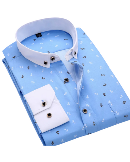 Givalli - Camisa estampado náutico