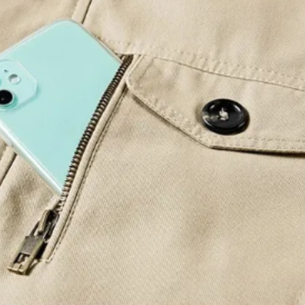 Elegante chaqueta de invierno acolchada Premium