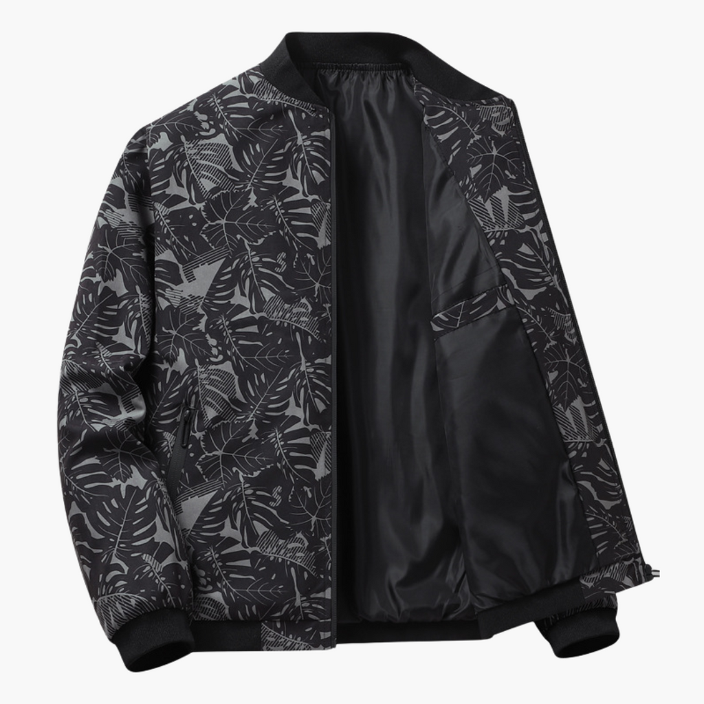 Elegante cazadora bomber para hombre
