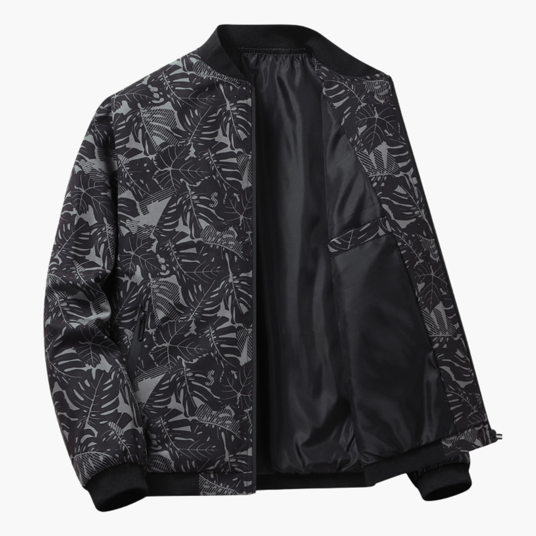 Elegante cazadora bomber para hombre