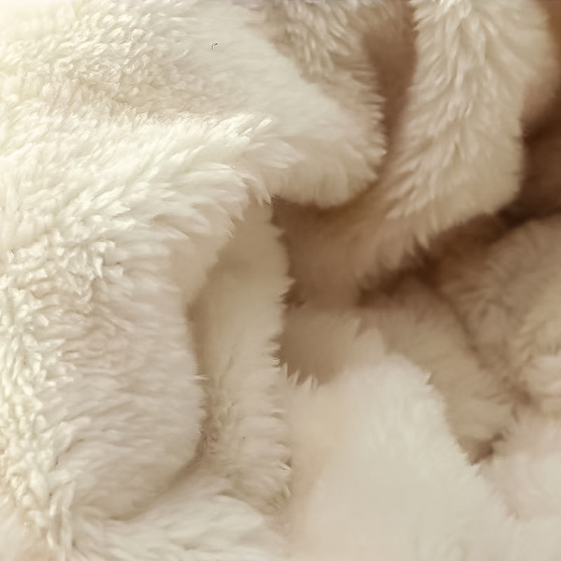 Gorro y bufanda cortavientos forrados en polar con protección auditiva integrada