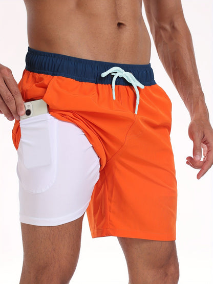 Shorts de baño con bolsillos