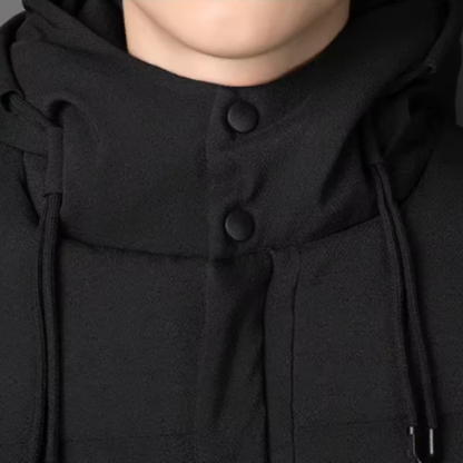 Elegante chaqueta larga para hombre