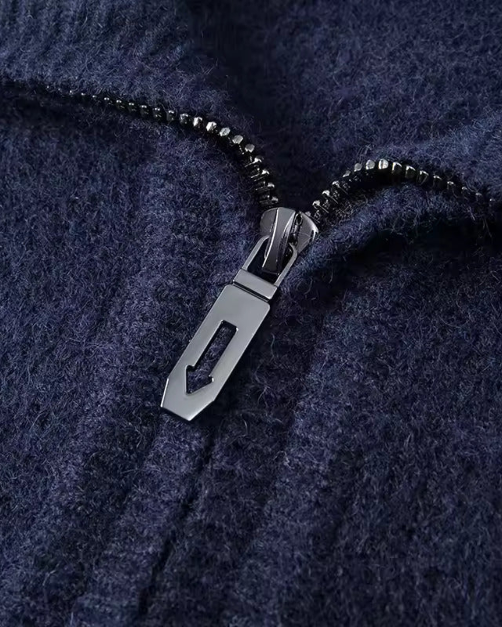 Jersey de cachemira con cremallera Gstaad