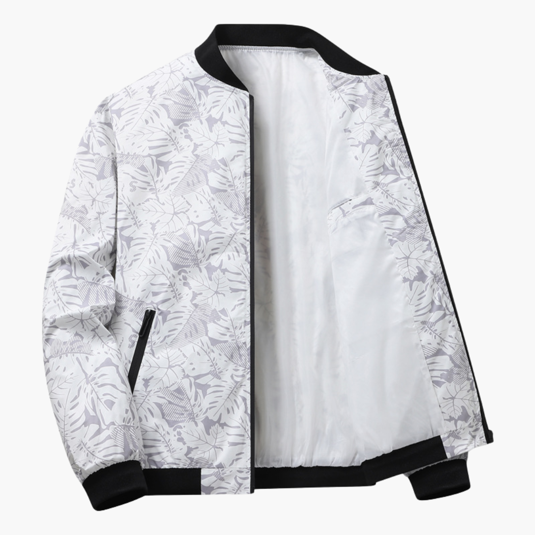 Elegante cazadora bomber para hombre