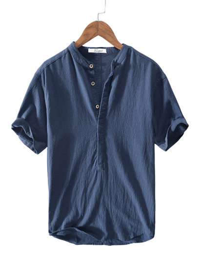 Camisa de lino de Singapur