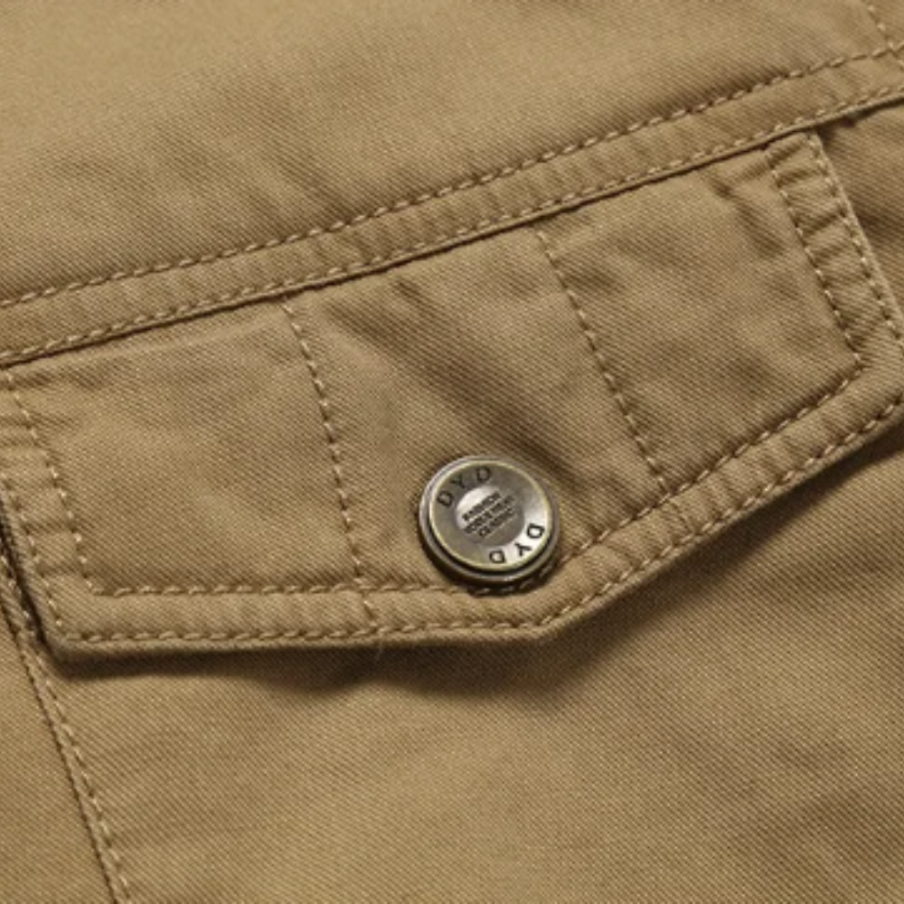 Elegante chaqueta de invierno acolchada de algodón