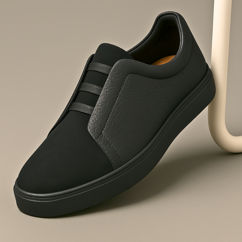 Zapatillas de piel de primera calidad