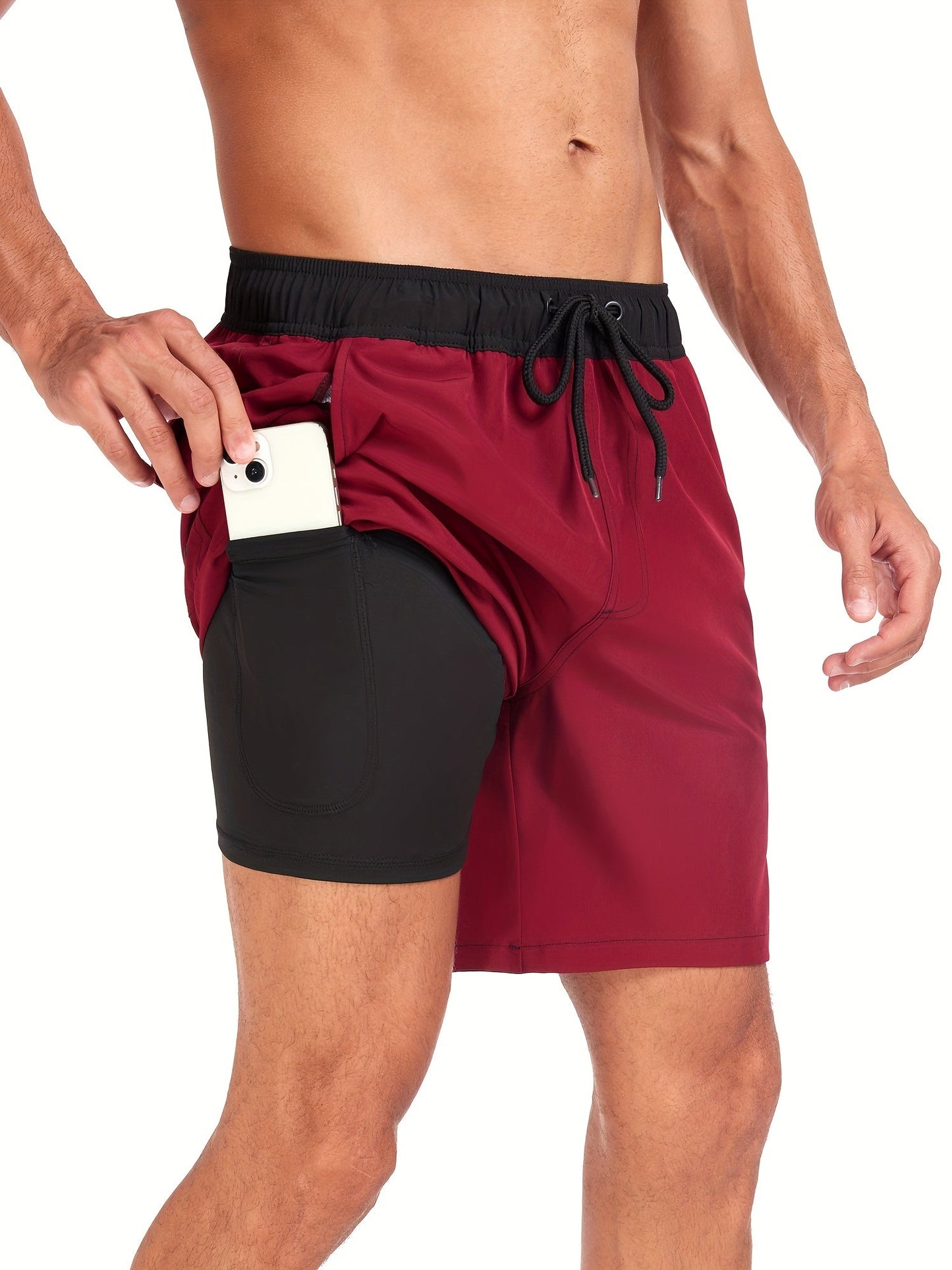 Shorts de baño con bolsillos