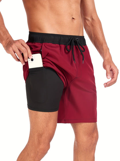 Shorts de baño con bolsillos