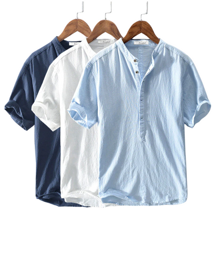 Camisa de lino de Singapur