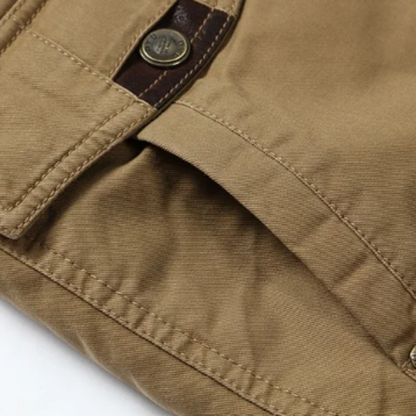 Elegante chaqueta de invierno acolchada de algodón