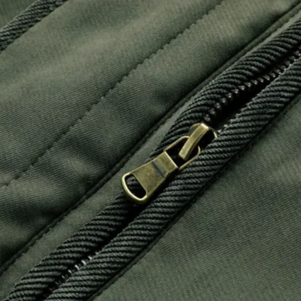 Elegante chaqueta acolchada para exteriores