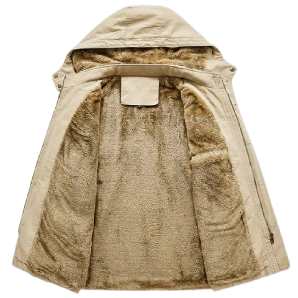 Elegante chaqueta de invierno acolchada Premium