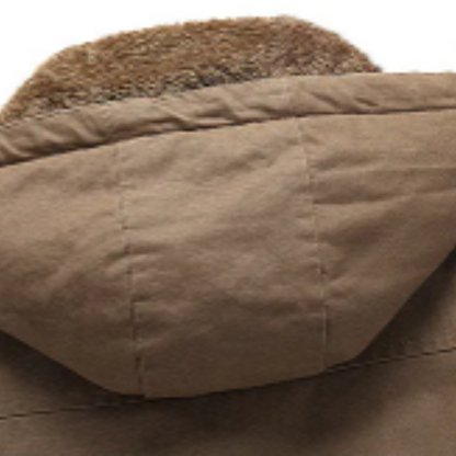 Elegante chaqueta de invierno cortaviento