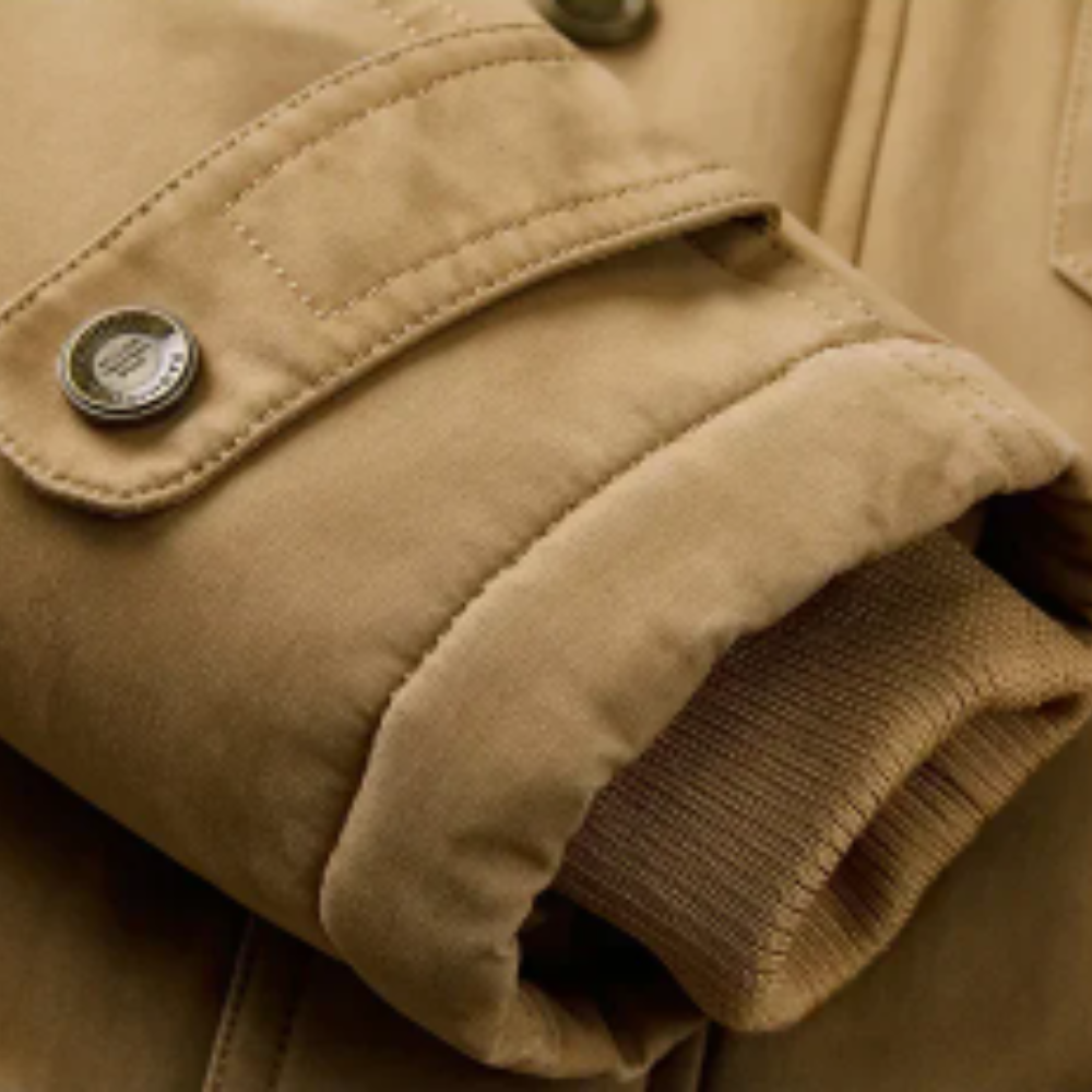 Elegante cazadora acolchada