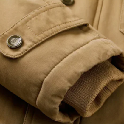 Elegante cazadora acolchada