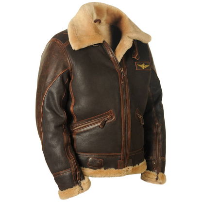 Brava Savrani™ – Chaqueta Aviador Cálida