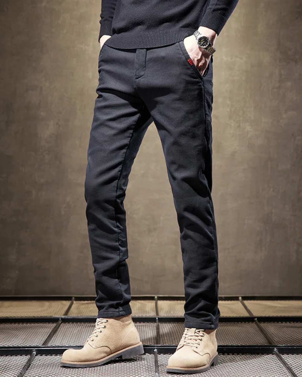 Pantalones casual slim fit