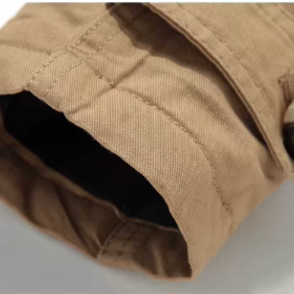 Elegante gabardina acolchada