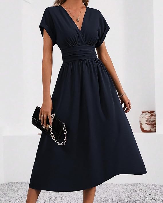 Laura | Vestido elegancia con escote en V