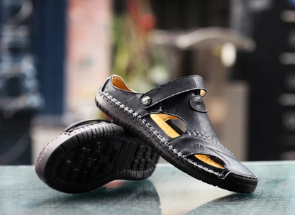 Sandalias clásicas de piel