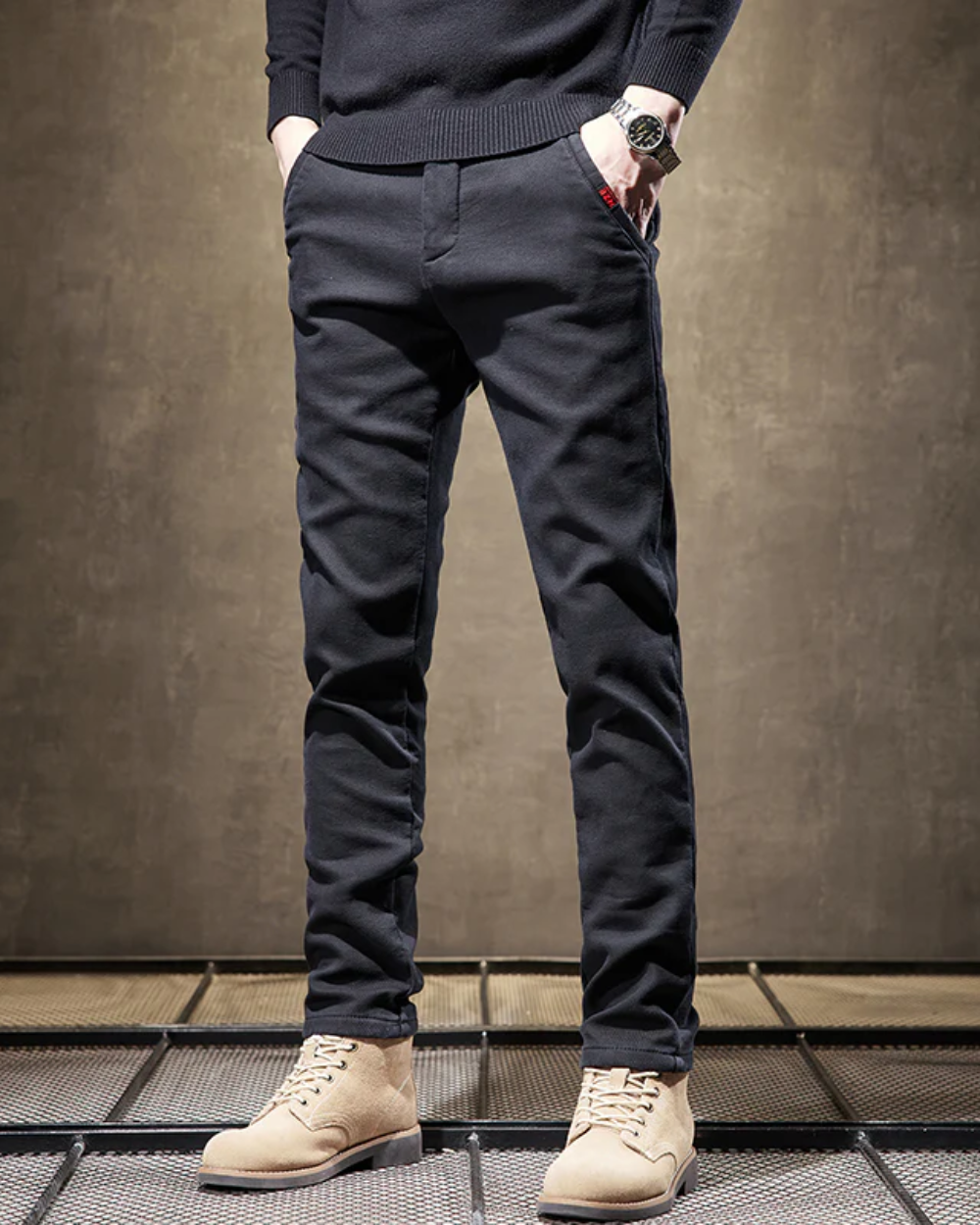 Pantalones casual slim fit