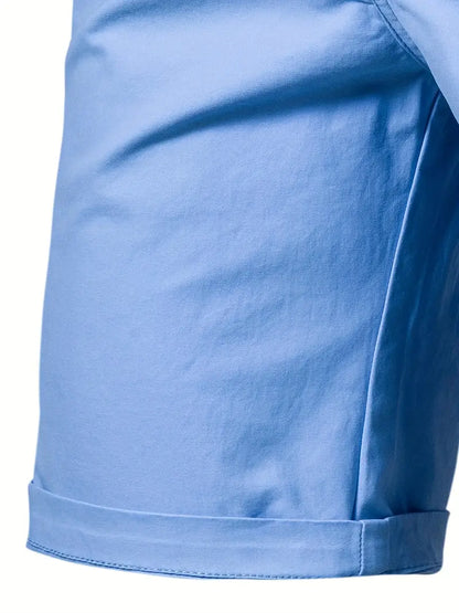 Elegantes pantalones cortos de algodón