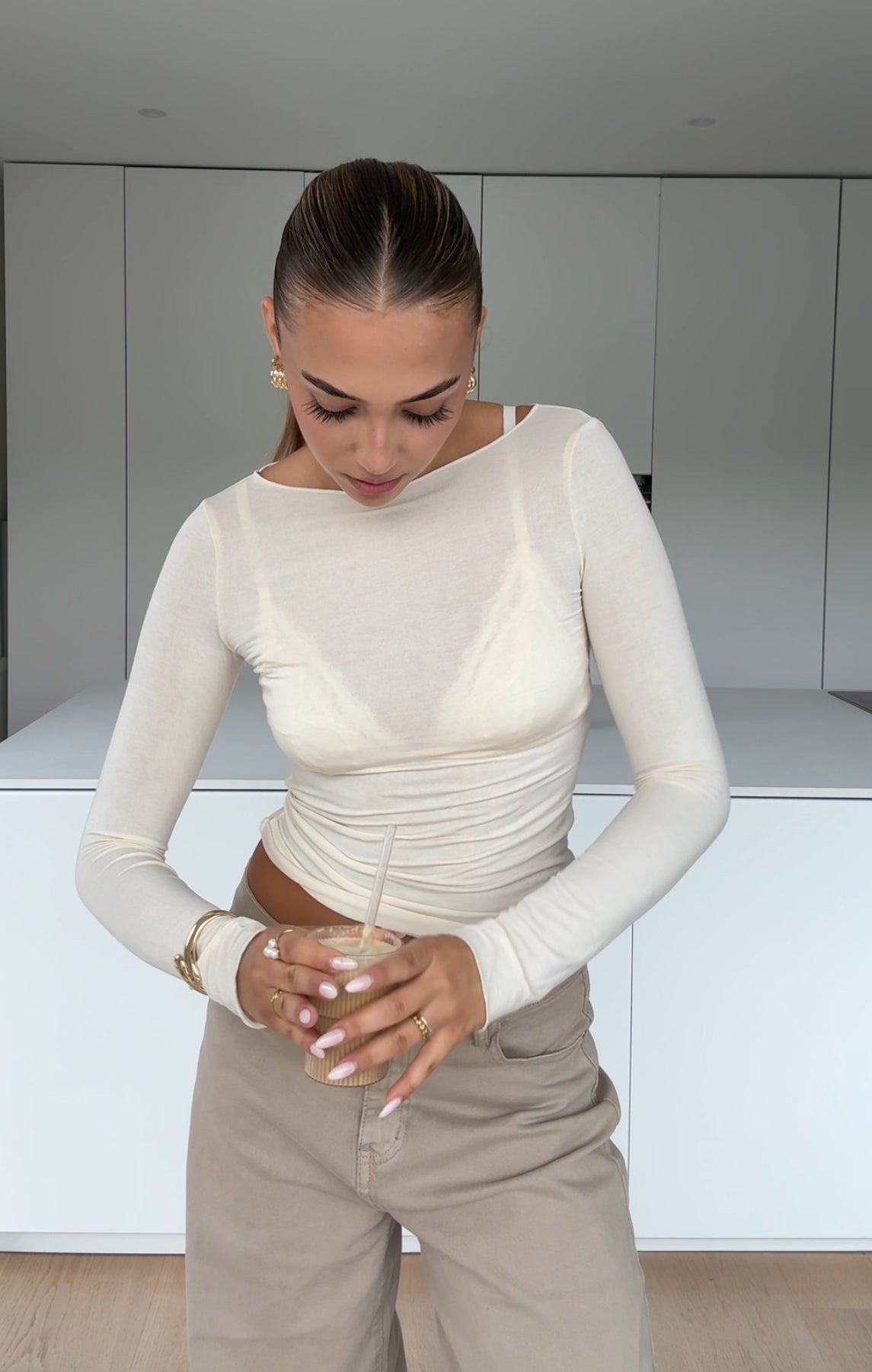 Top Largo Sin Costuras