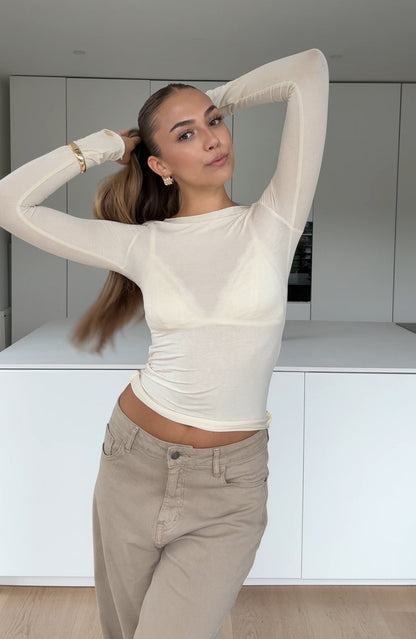 Top Largo Sin Costuras