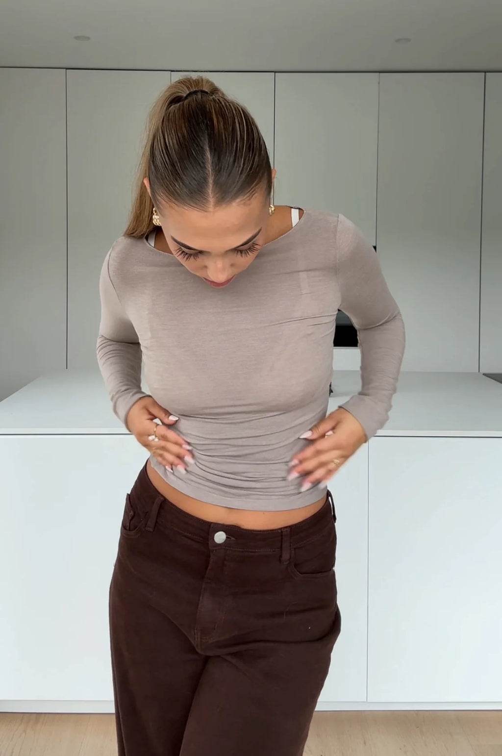 TOP LARGO SIN COSTURAS