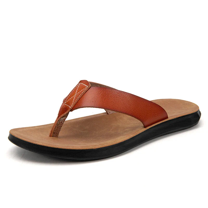 Sandalias casuales de piel