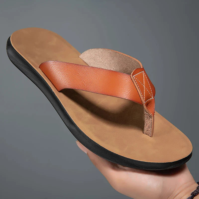 Sandalias casuales de piel