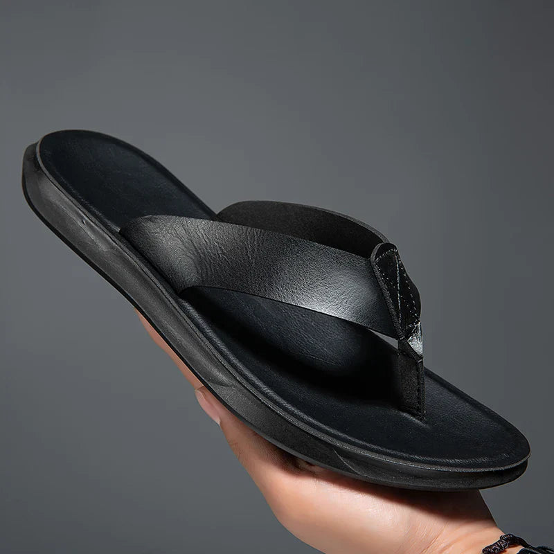 Sandalias casuales de piel