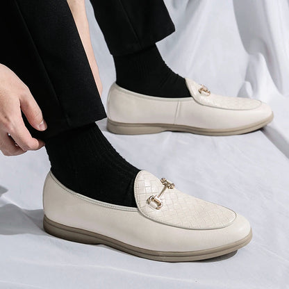 Mocasines de piel para hombre Chic